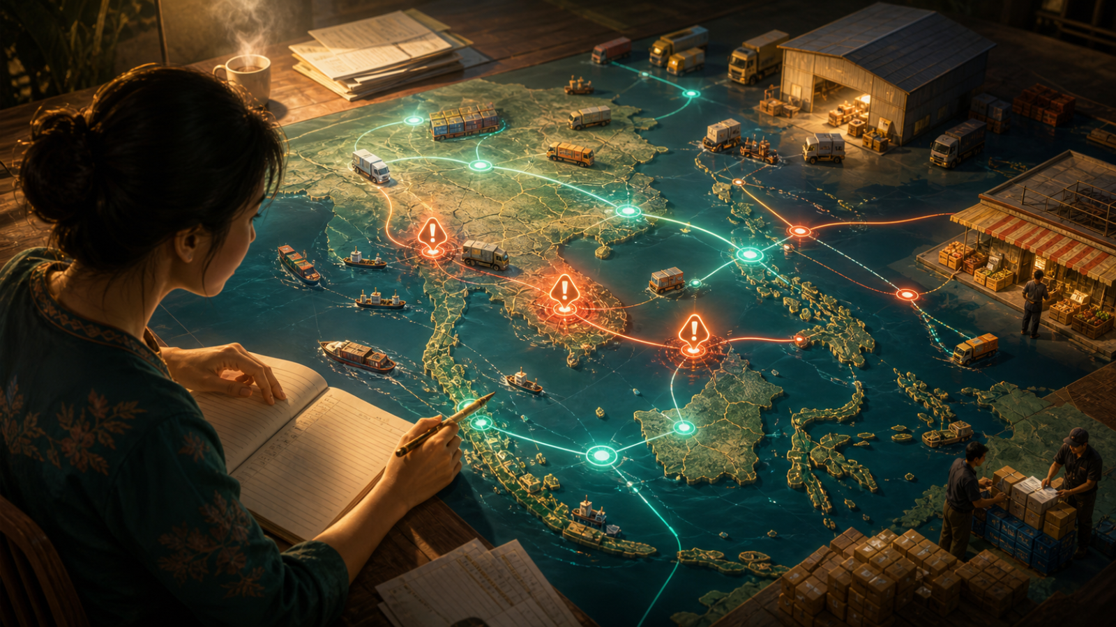 Supply Chain Risk Maps: How Trusted Records Help Businesses See Problems Earlier